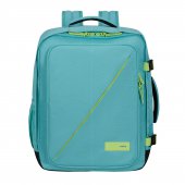 AMERICAN TOURISTER TAKE2CABIN Batoh M 45 cm Dusty Turquoise/Lime 38 L 149175-A647