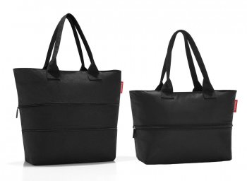 Reisenthel Kabelka se zipem na rozen Shopper e1 black - RJ7003