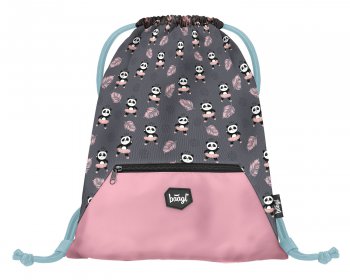 Baagl Sportovn vak na zda SHOEBAG Panda A-7715