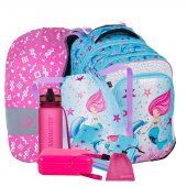 Bagmaster Velk set LUMI 24 A + pltnka na batoh + mal sek POUCH PINK